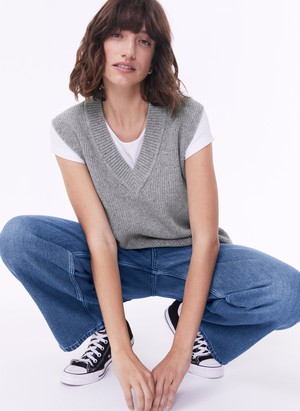 Katalina Recycled Wool Knitted Vest from Baukjen