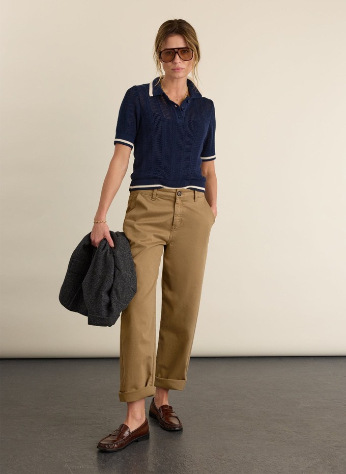 Janice Knitted Polo Top from Baukjen