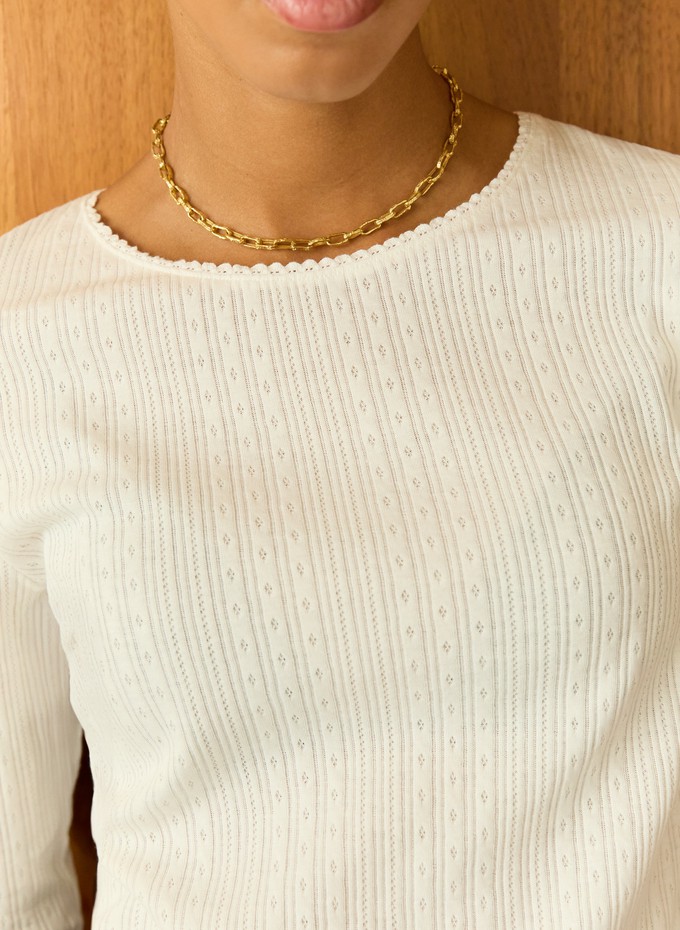 Maeva Long Sleeve Rib Top from Baukjen