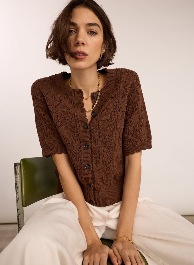 Celestia  Ecotec Crochet Cardigan from Baukjen