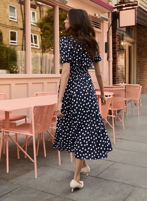 Lina Printed Midi Dress from Baukjen