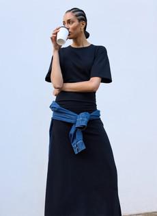 Jinny Ruched Waist Dress via Baukjen