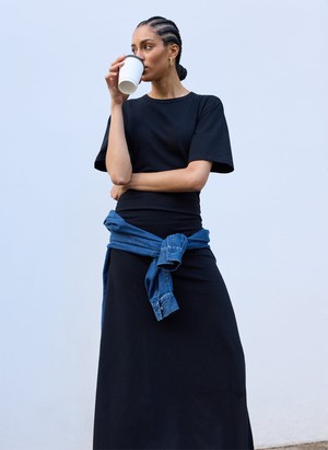 Jinny Ruched Waist Dress from Baukjen