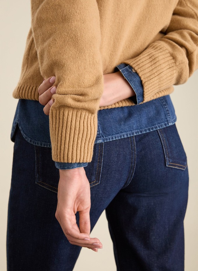 Zucca Wool Blend Crew Neck Jumper from Baukjen