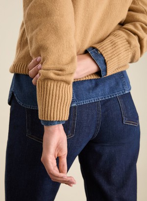 Zucca Wool Blend Crew Neck Jumper from Baukjen