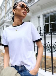 Pulia Layered-Look Crew Neck T-shirt via Baukjen