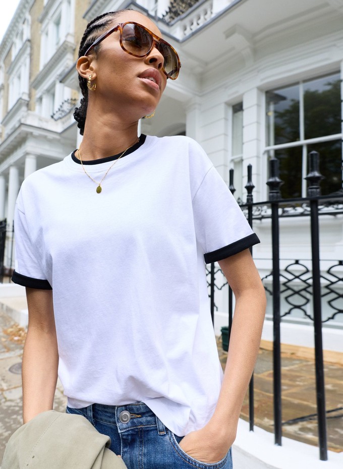 Pulia Layered-Look Crew Neck T-shirt from Baukjen