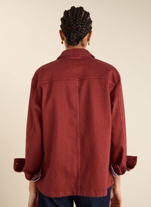Rowan Organic Cotton Denim Utility Jacket from Baukjen
