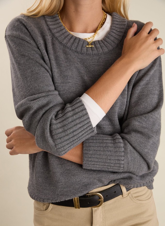 Ines Merino Crew Neck Jumper from Baukjen