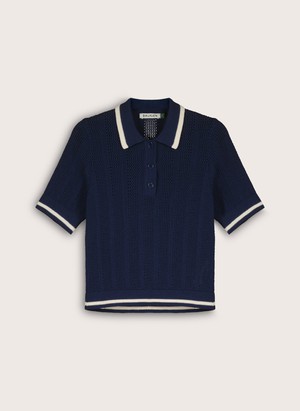 Janice Knitted Polo Top from Baukjen
