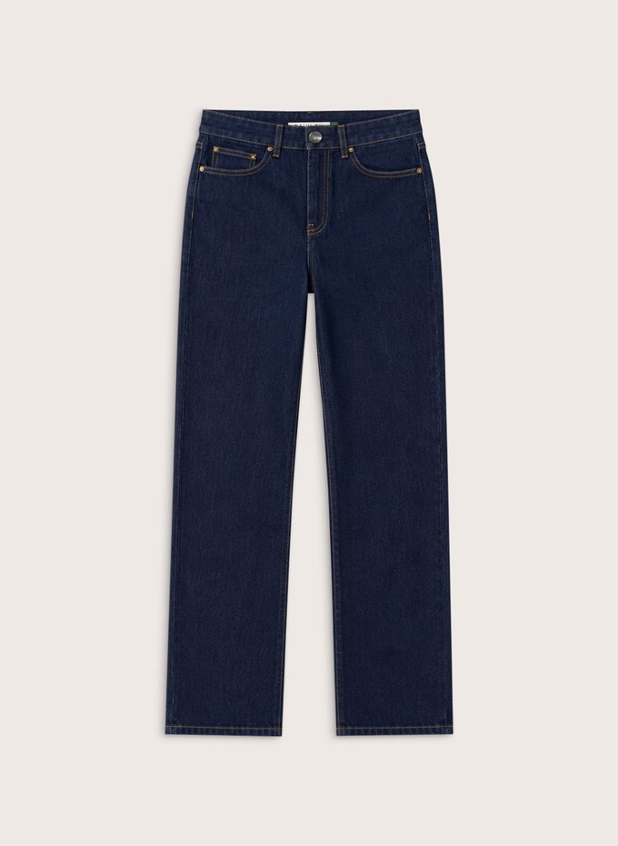 Kim Straight Leg Mid Rise Jeans from Baukjen