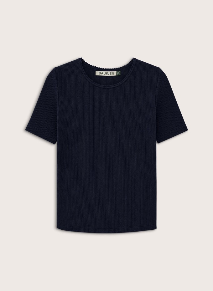 Gabriella Ribbed T-shirt from Baukjen