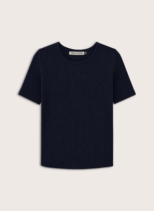 Gabriella Ribbed T-shirt from Baukjen