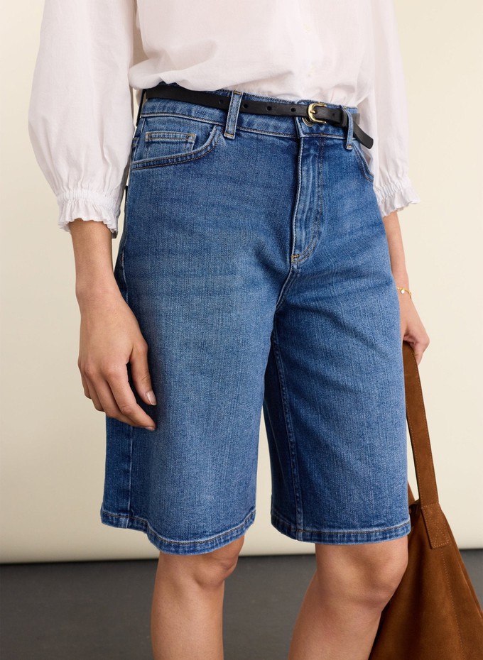 Britney Organic Cotton Stretch Denim Shorts from Baukjen
