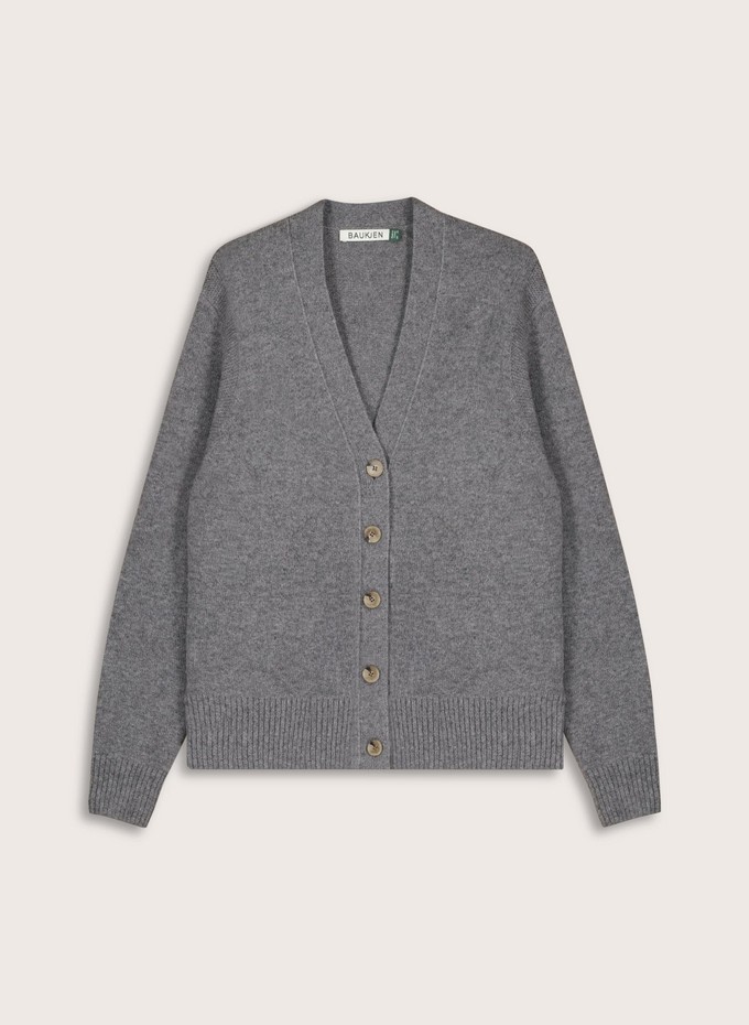 Celine V-neck Wool Blend Cardigan from Baukjen