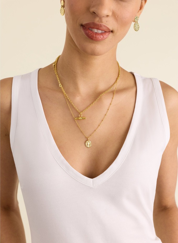 Jada Organic Cotton V-Neck Tank from Baukjen