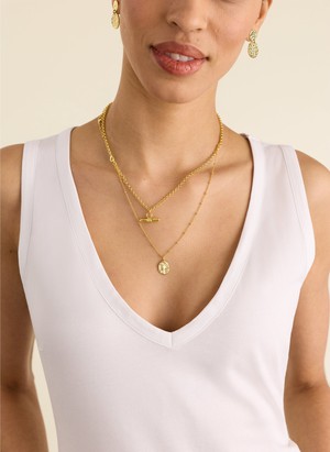 Jada Organic Cotton V-Neck Tank from Baukjen