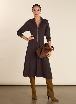 Mariposa Ponte Midi Dress from Baukjen