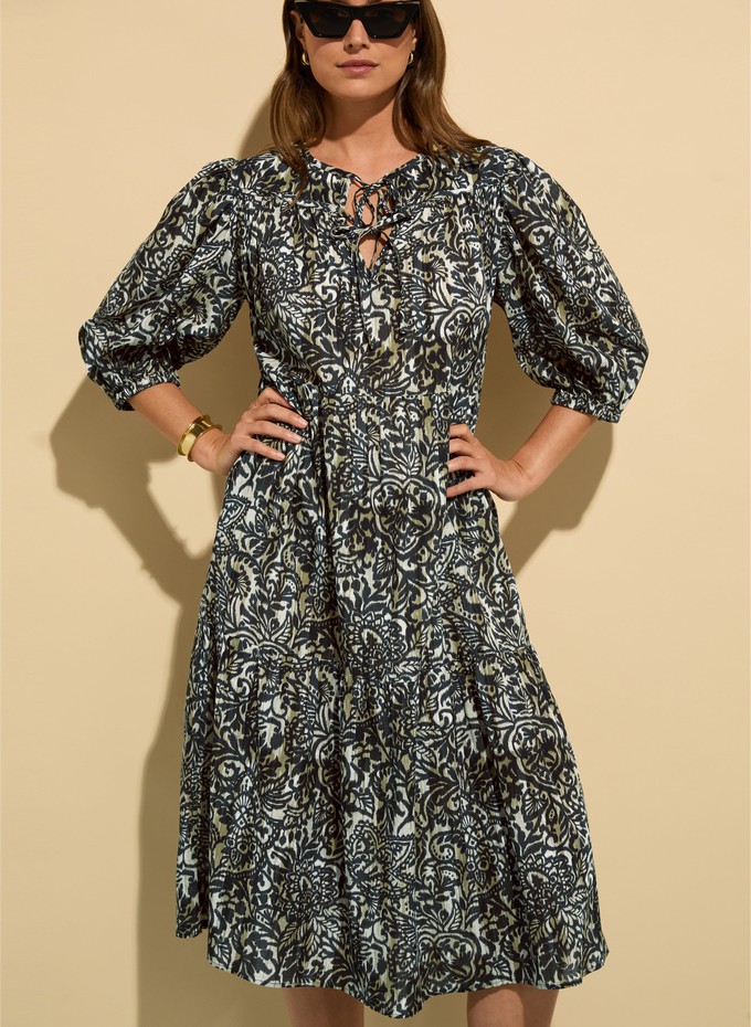 Mathilda Organic Cotton Kaftan Dress from Baukjen