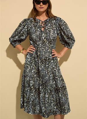 Mathilda Organic Cotton Kaftan Dress from Baukjen