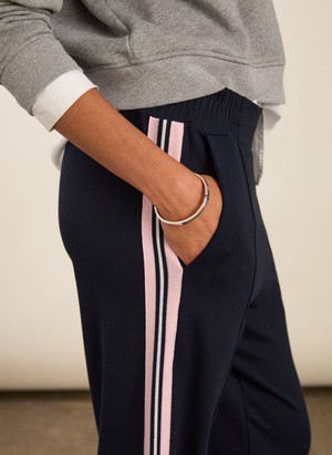 Marjorie Side Stripe Ponte Trousers from Baukjen