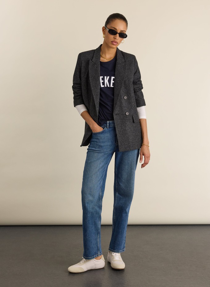 Shay Layered-Look Slogan T-shirt from Baukjen
