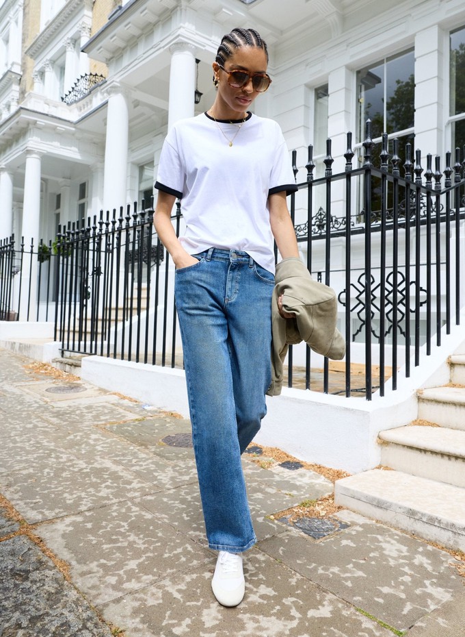 Pulia Layered-Look Crew Neck T-shirt from Baukjen