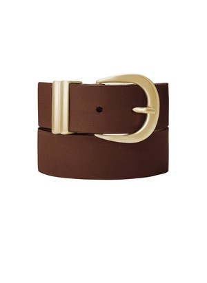 Baukjen Signature Gold Buckle Belt from Baukjen