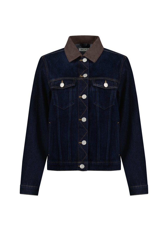 Nalan Organic Cotton Denim Trucker Jacket from Baukjen
