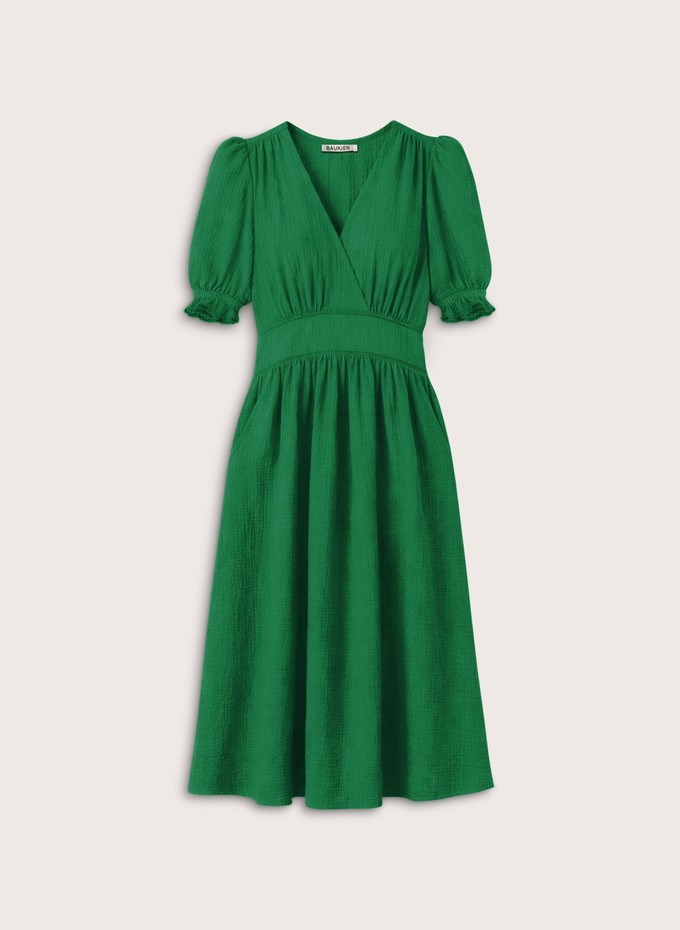 Bella Organic Cheesecloth Midi Dress from Baukjen