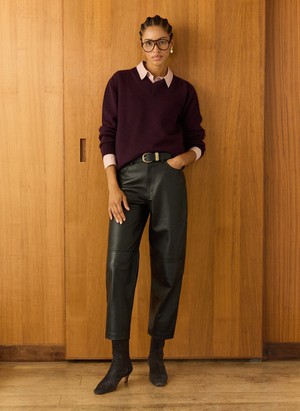 Jennifer V-Neck Merino Wool Jumper from Baukjen