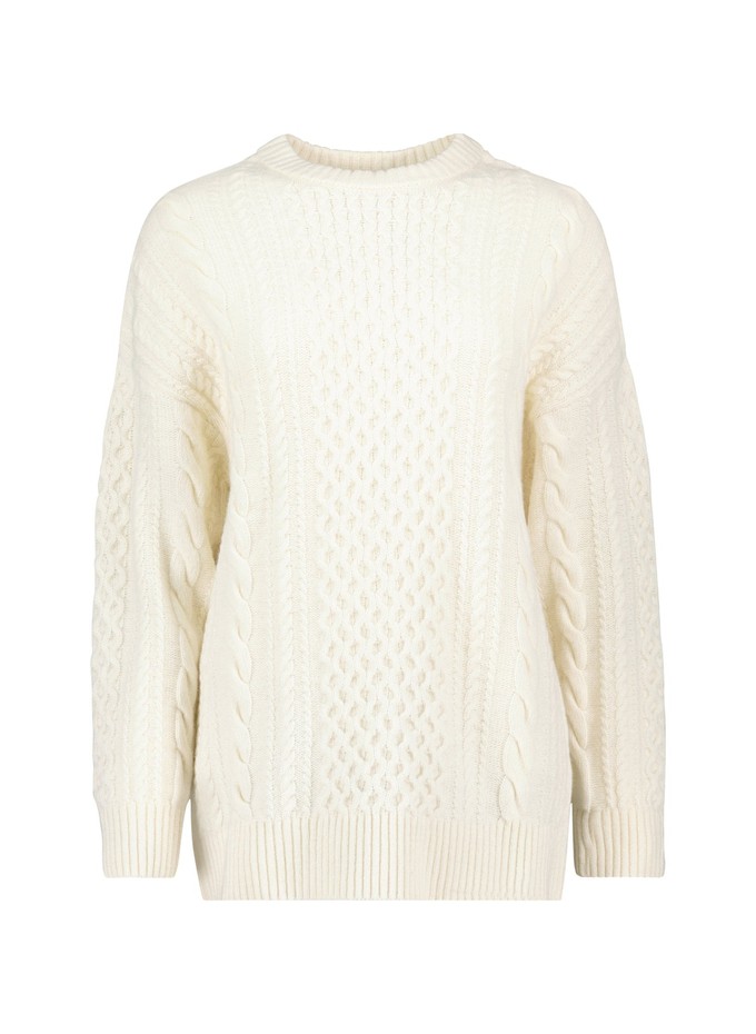 Aisha Wool Blend Cable Jumper from Baukjen