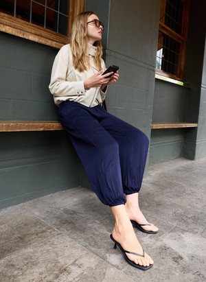 Brook Satin Balloon Trousers from Baukjen