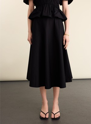 Loretta Organic Cotton Midi Skirt from Baukjen