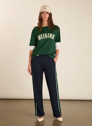 Lisa Side Stripe Trousers from Baukjen