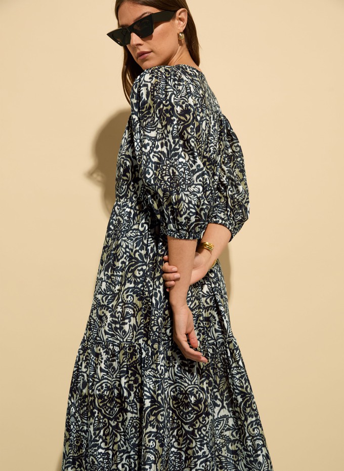 Mathilda Organic Cotton Kaftan Dress from Baukjen