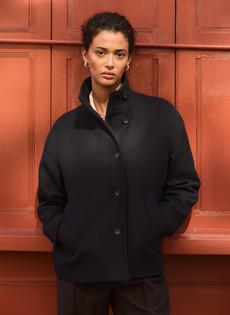 Ashton Wool Blend Short Coat via Baukjen
