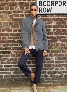 Janine Wool Blend Short Coat via Baukjen