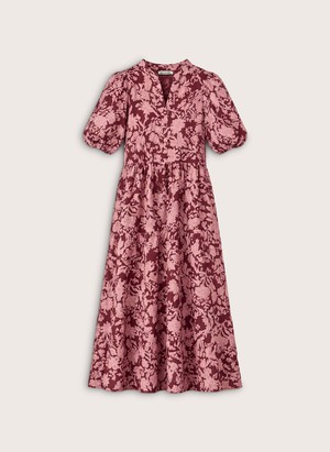 Mariella Organic Printed Midi Dress from Baukjen