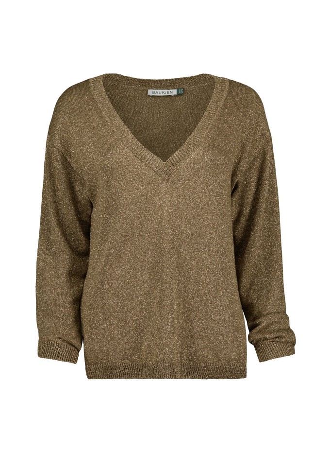 Lyra Sparkle V-Neck Jumper from Baukjen