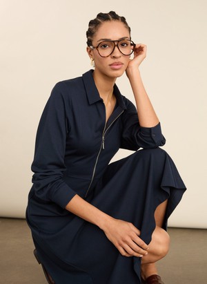 Mariposa Ponte Midi Dress from Baukjen
