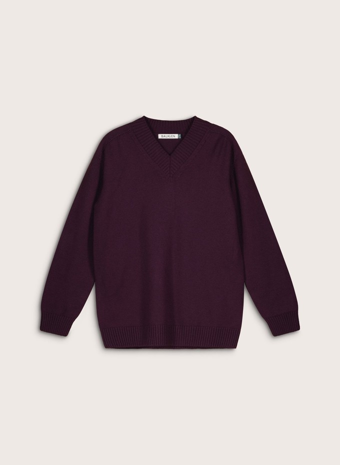 Jennifer V-Neck Merino Wool Jumper from Baukjen