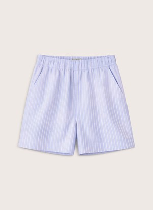 Minnie Organic Cotton Stripe Pyjama Shorts from Baukjen