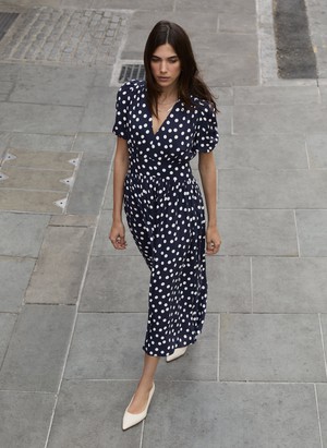 Lina Printed Midi Dress from Baukjen