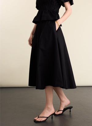 Loretta Organic Cotton Midi Skirt from Baukjen