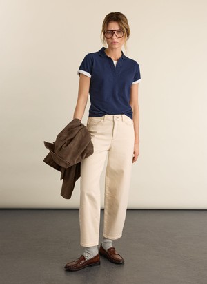 Jess Layered Look Polo Top from Baukjen