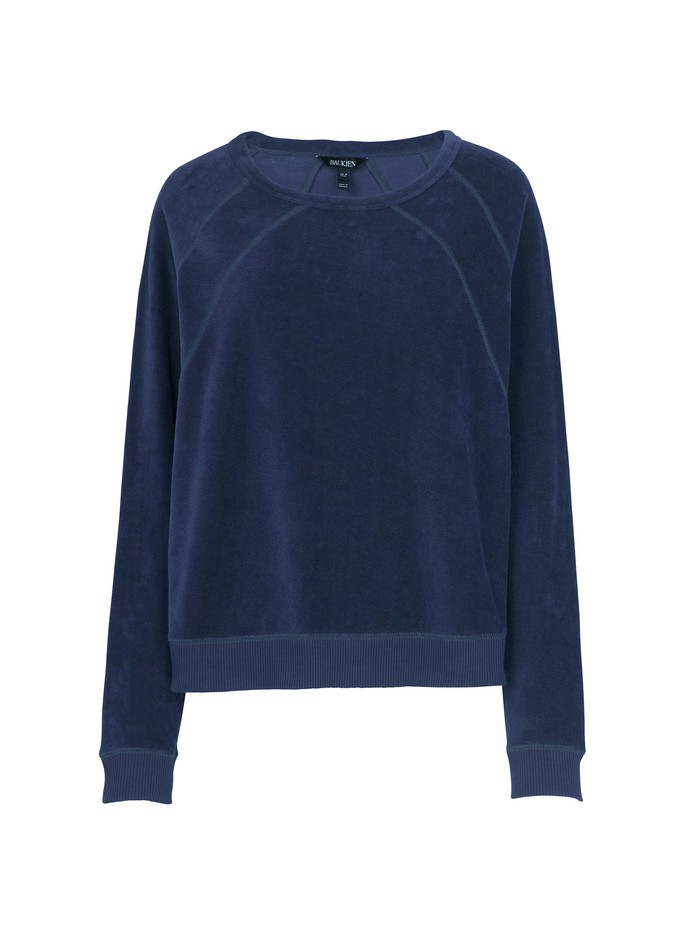 Siobahn Velour Organic Sweatshirt from Baukjen