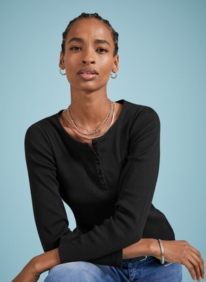 Organic Cotton Henley Top from Baukjen