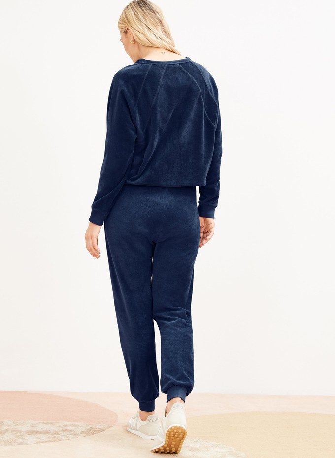 Siobahn Velour Organic Sweatshirt from Baukjen