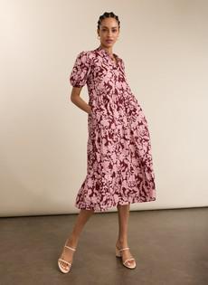 Mariella Organic Printed Midi Dress via Baukjen